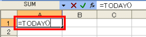 TODAY関数