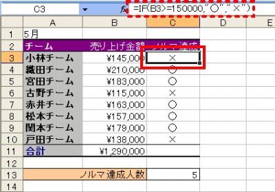 通常の表示