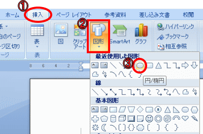 図形の挿入方法